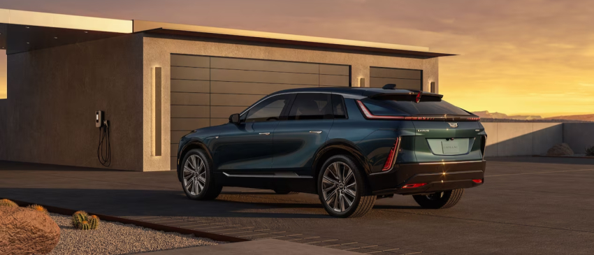 2024 Cadillac Lyriq Parked in Driveway