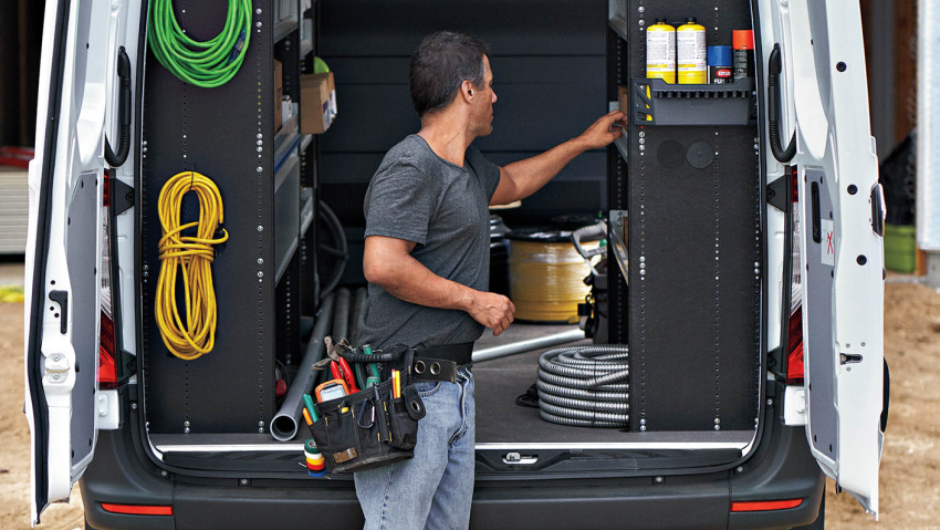 Mercedes-Benz Sprinter Van Parked