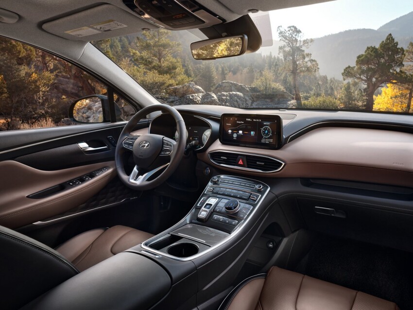 2022 Hyundai Santa Fe Hybrid Interior Dashboard 2022 Hyundai Santa Fe Hybrid Interior Dashboard