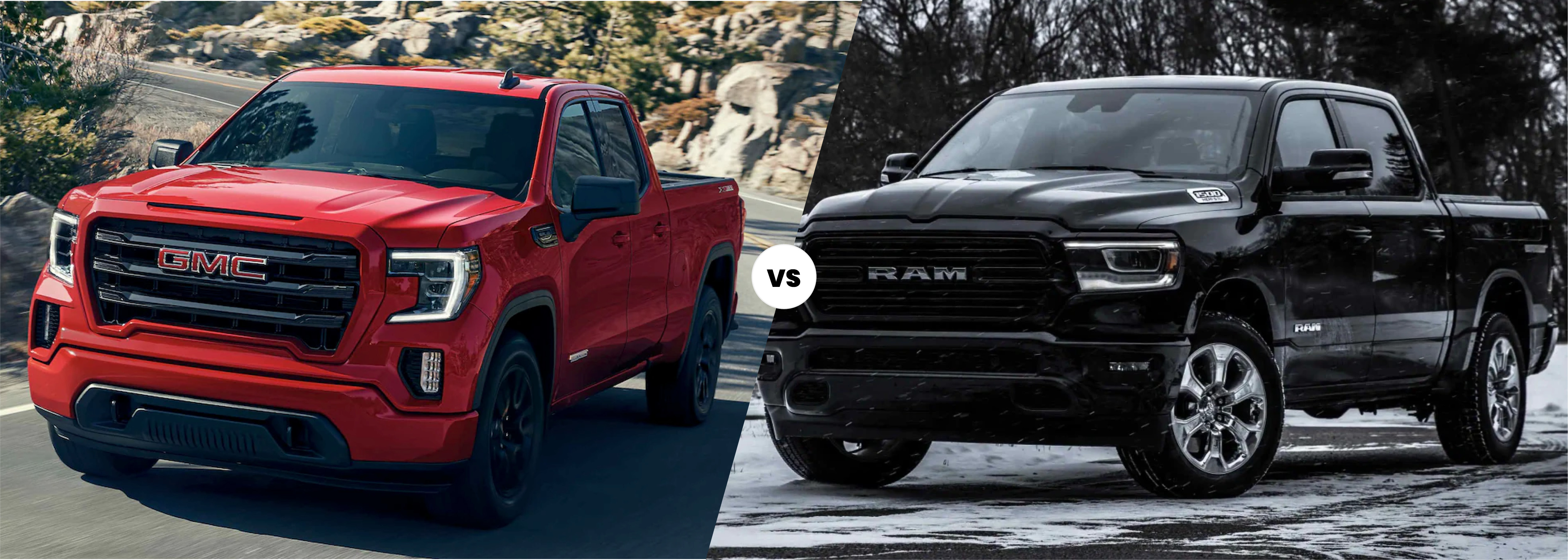 2022 GMC Sierra 1500 vs. 2022 RAM 1500