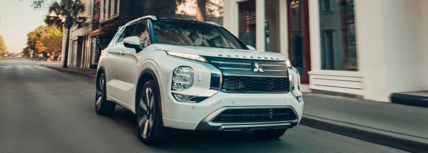 2026 Mitsubishi Outlander driving on street