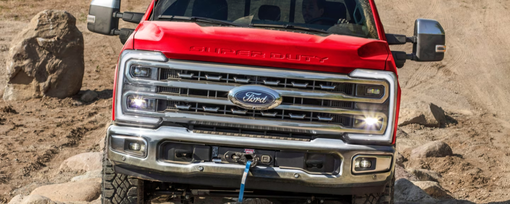 2025 Ford Super Duty Off-Roading