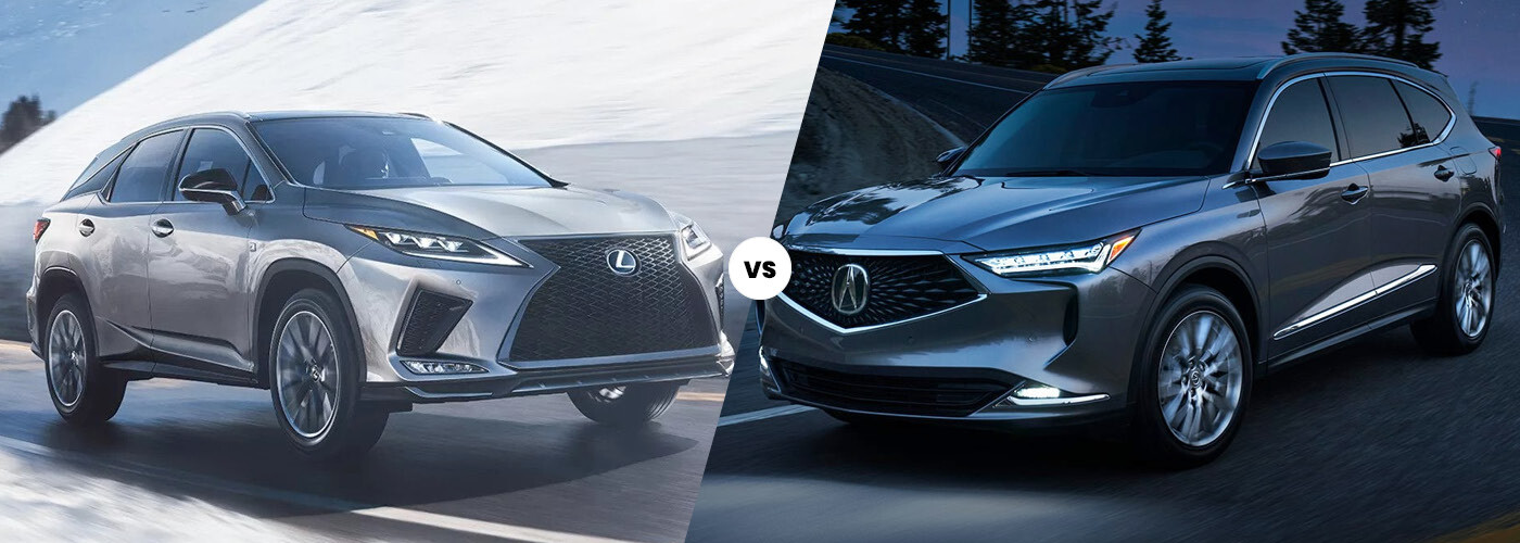 2022 Lexus RX 350 vs. 2022 Acura MDX 2022 Lexus RX 350 vs. 2022 Acura MDX