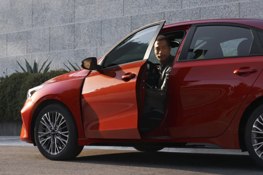 Red 2022 Kia Forte