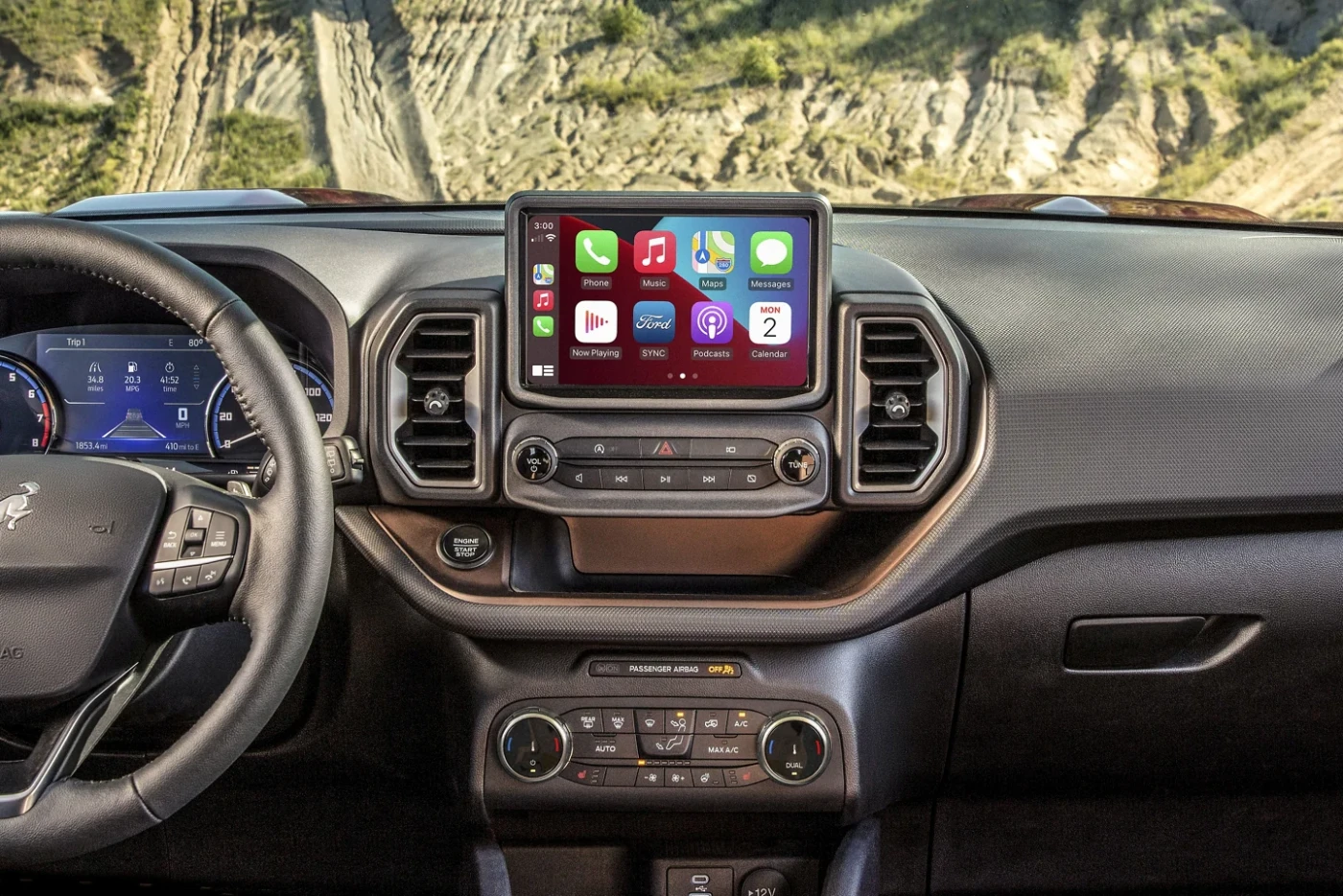 2022 Ford Bronco Dashboard