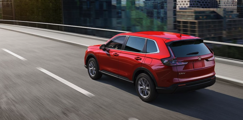 2026 Honda CR-V EX in Radiant Red Metallic Color