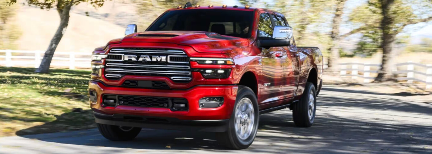2026 RAM 2500 exterior red parked