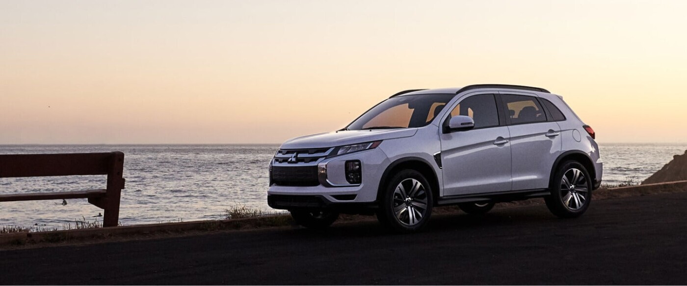 2022 Mitsubishi Outlander Sport Parked by the Ocean 2022 Mitsubishi Outlander Sport Parked by the Ocean