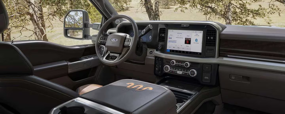 2025 Ford F-250 King Ranch Interior with Kingsville Antique Affect Leather