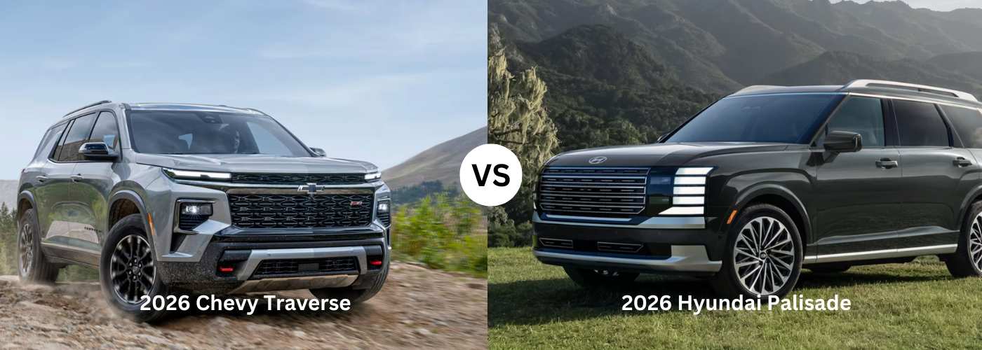 2026 Chevrolet Traverse vs Hyundai Palisade