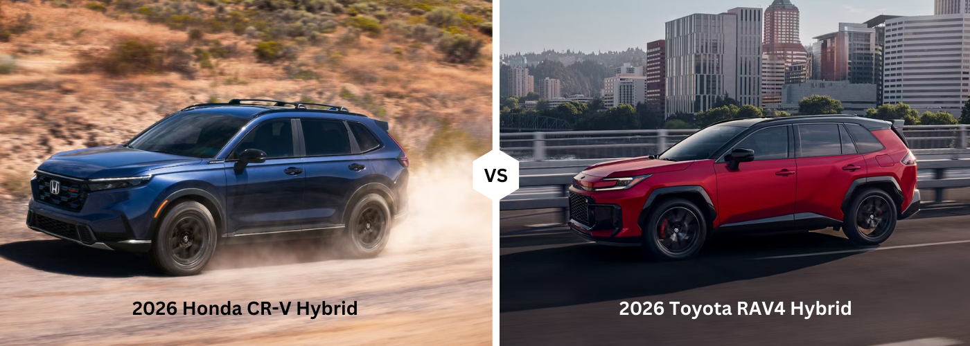 2026 Honda CR-V Hybrid vs. 2026 Toyota RAV4 Hybrid