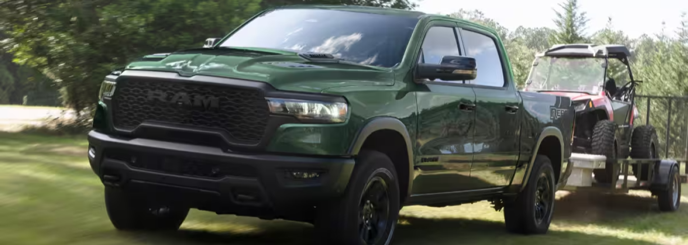 2026 RAM 1500 Towing an ATV