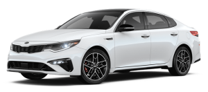 2019 Kia Optima SX Trim Side Profile of Snow White Pearl 2019 Kia Optima SX Trim