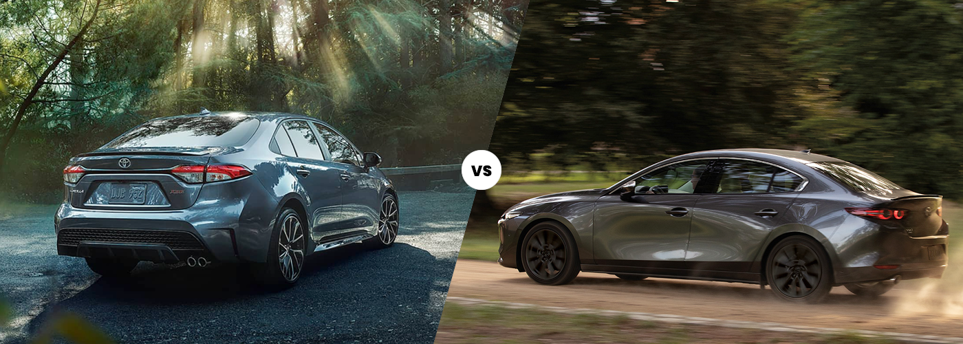 2021 Toyota Corolla vs 2021 Mazda3 mazda mazda3 vs toyota corolla 2021