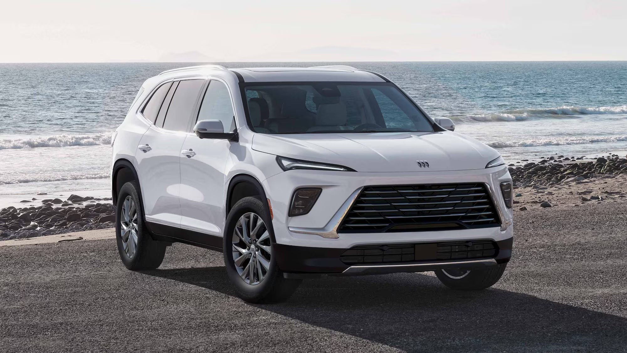 2026 Buick Enclave parked by beach