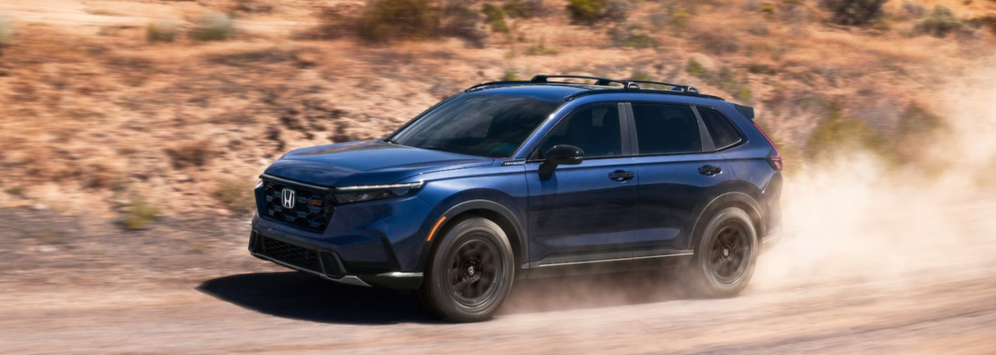 2026 Honda CR-V TrailSport Hybrid in Canyon River Blue Metallic Color 2026 Honda CR-V TrailSport Hybrid in Canyon River Blue Metallic Color