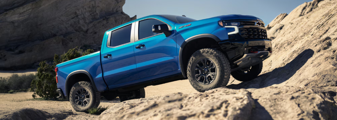 2026 Chevy Silverado 1500 ZR2 in Riptide Blue Metallic Color