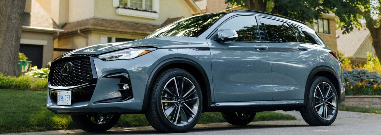 2025 INFINITI QX50 2025 INFINITI QX50 parked in front of house