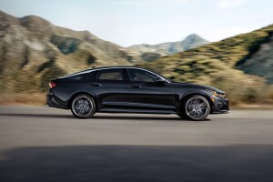 2021 Kia K5 in Ebony Black