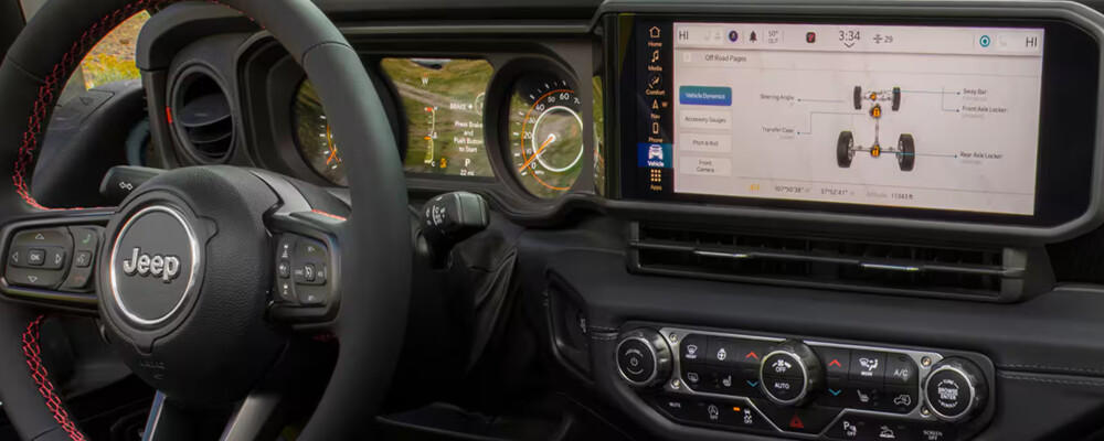 2025 Jeep Gladiator Tech dashboard