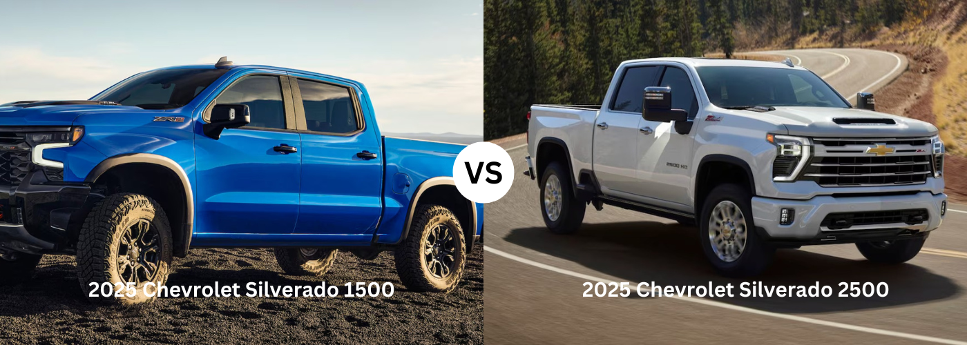2025 Chevrolet Silverado 1500 vs. Chevrolet Silverado 2500