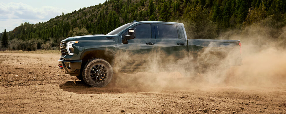 2026 Chevrolet Silverado 2500 HD Driving in the Dust