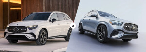 Mercedes-Benz GLC and GLE side by side