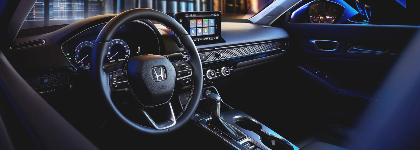 2022 Honda Civic Interior View of Front Cabin