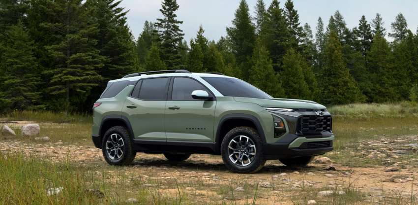 2026 Chevy Equinox parked off-road