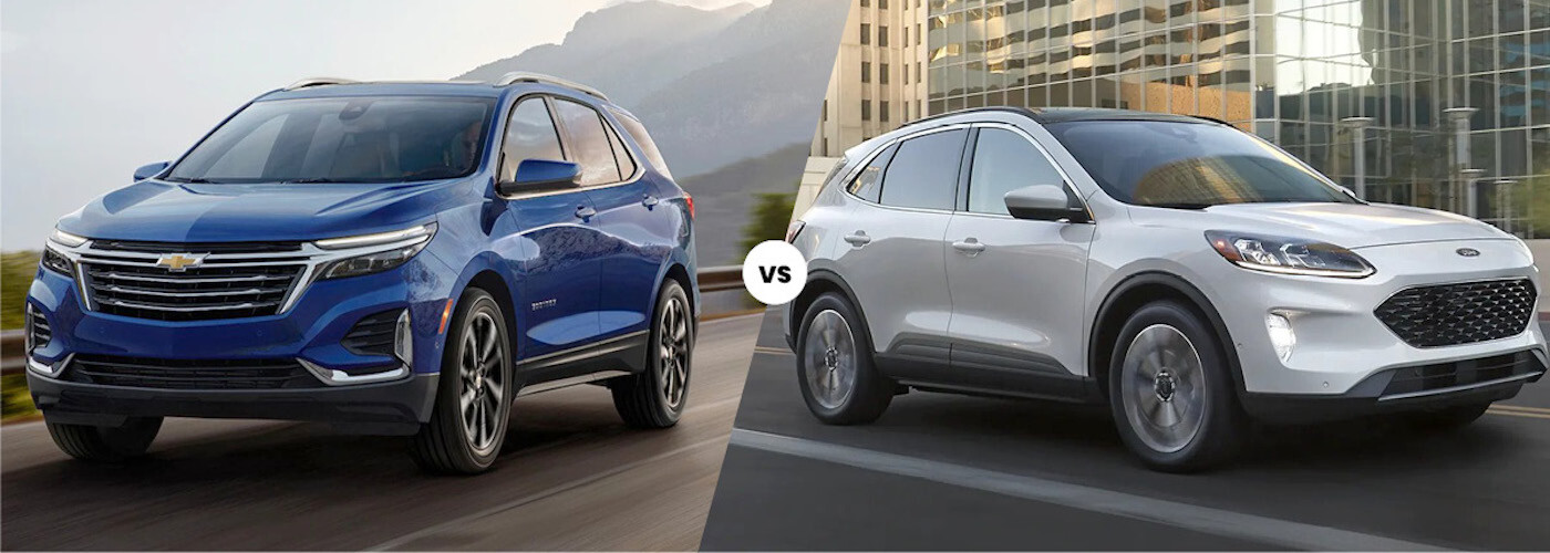 2022 Chevrolet Equinox vs. 2021 Ford Escape 2022 Chevrolet Equinox vs. 2021 Ford Escape