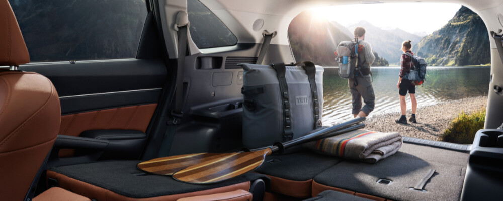 2023 Kia Sorento interior at a lake