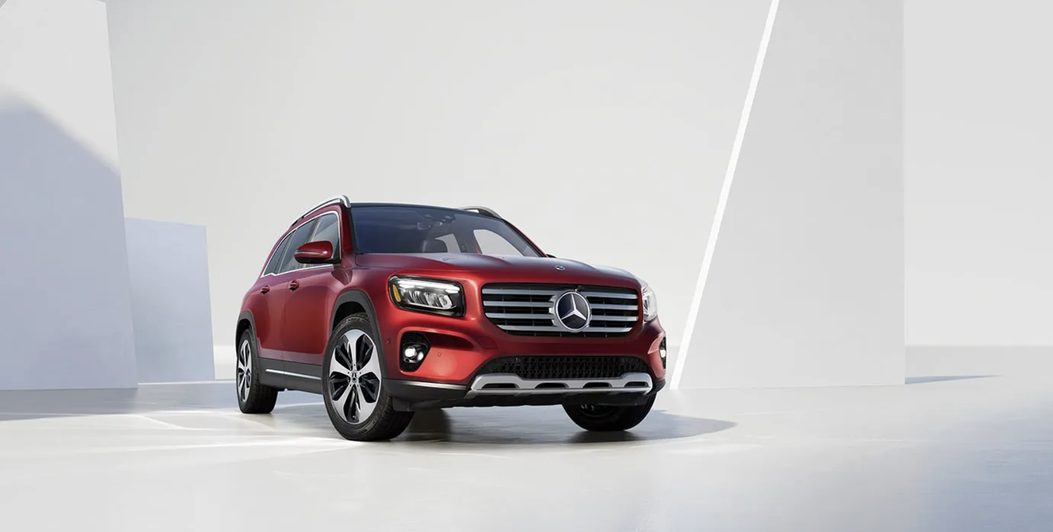 2026 Mercedes-Benz GLB SUV exterior red front