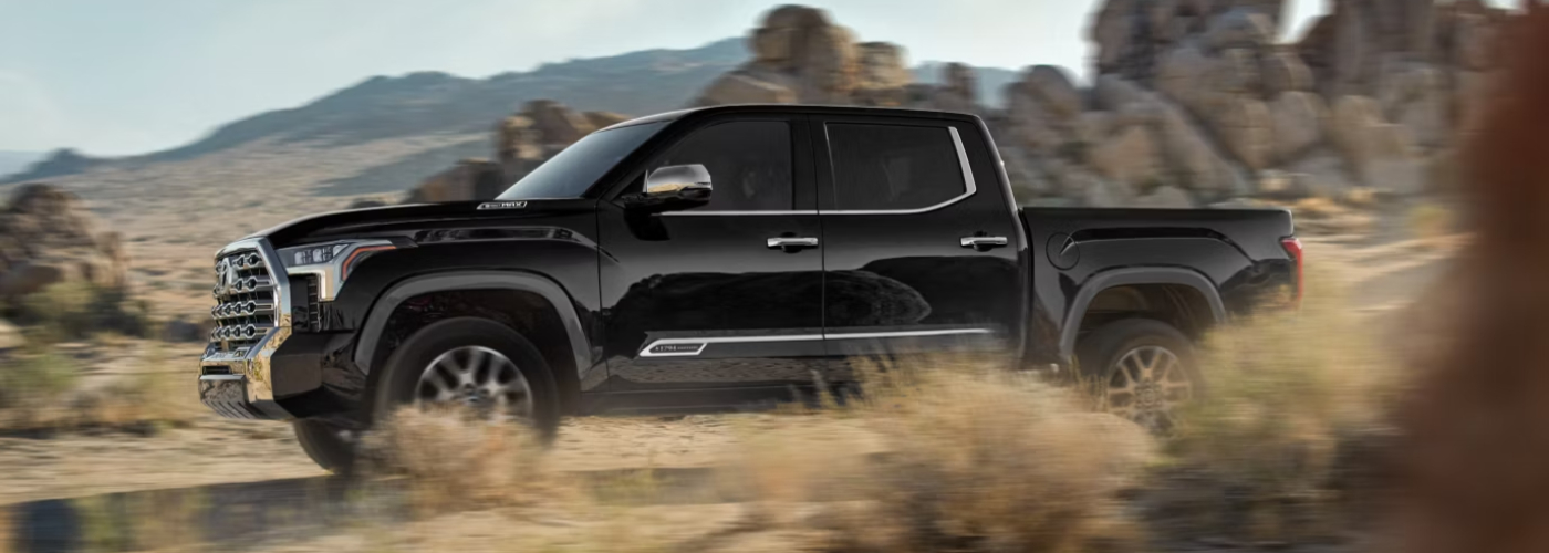 2026 Toyota Tundra 1794 Edition Hybrid CrewMax shown in Midnight Black Metallic