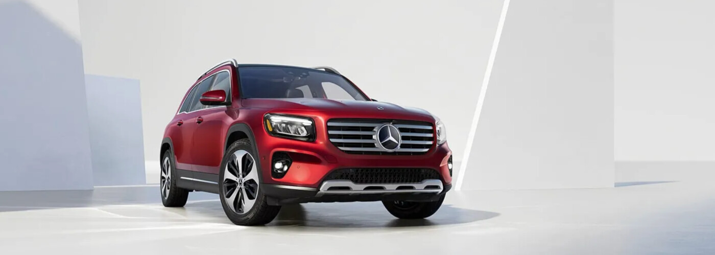 2026 Mercedes-Benz GLB SUV exterior red front