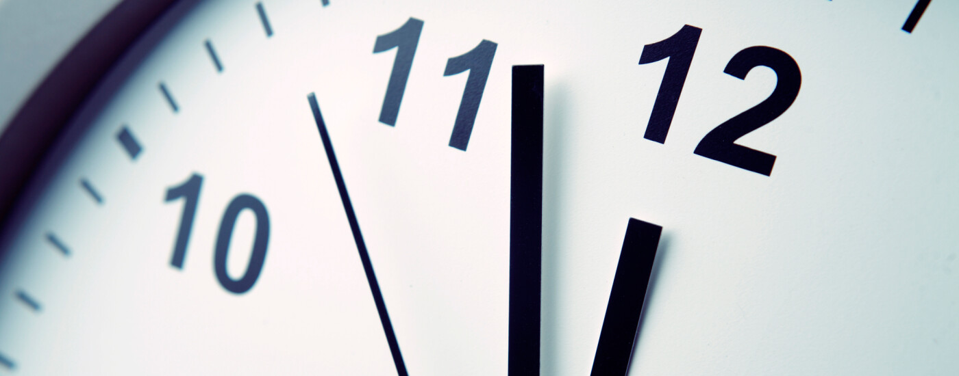 Clock clock with clock hands