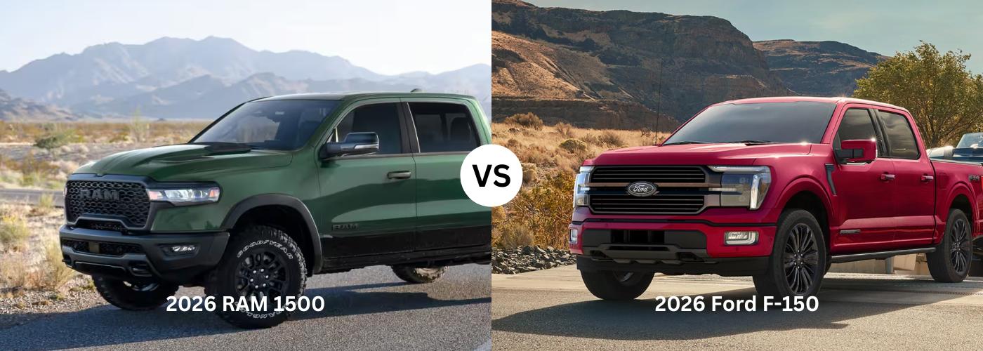 2026 RAM 1500 vs. 2026 Ford F-150