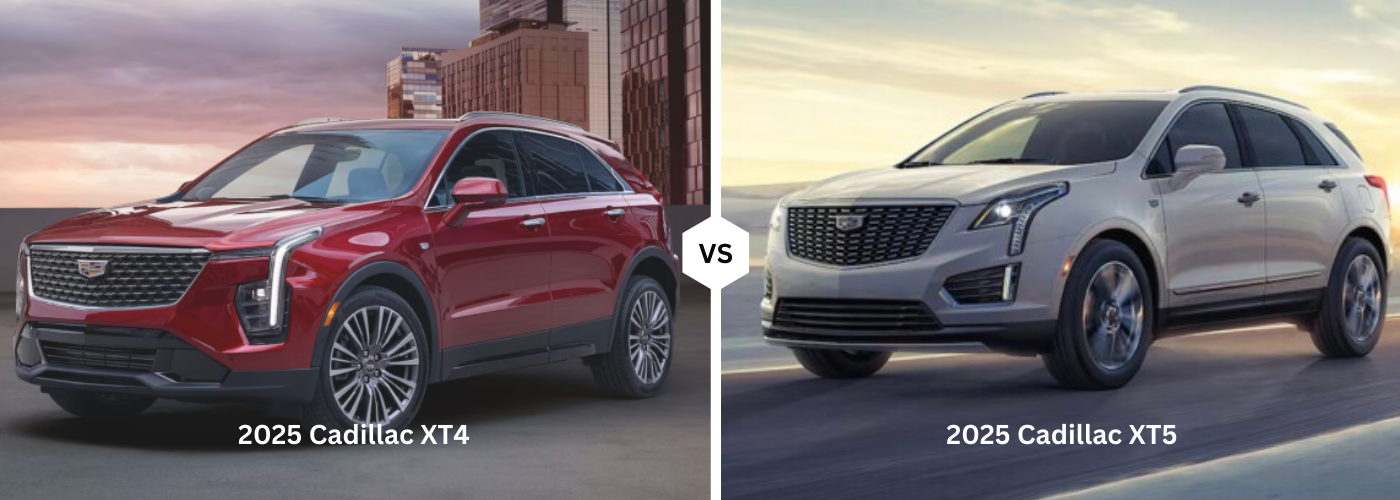 2025 Cadillac XT4 vs. 2025 Cadillac XT5