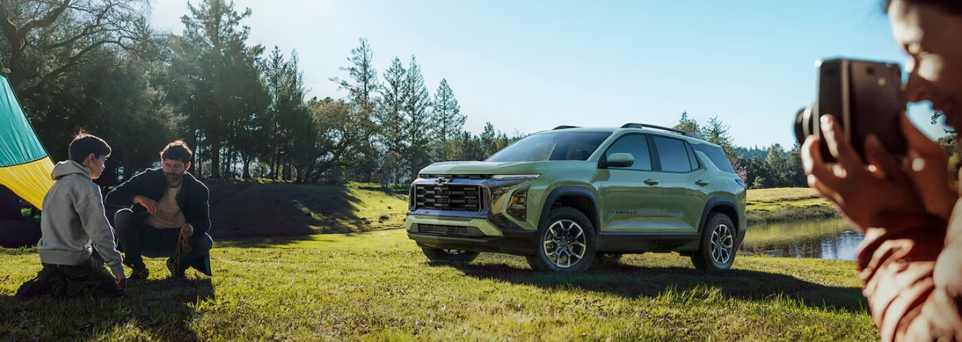 2026 Chevrolet Equinox camping with family
