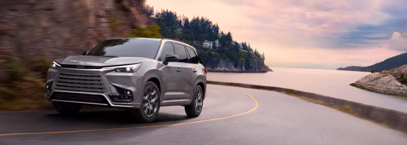 2025 Lexus TX Driving on Road
