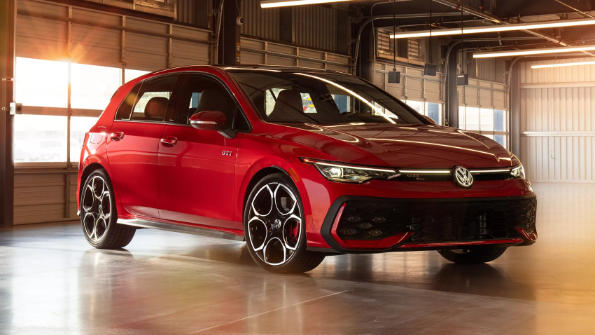 2026 Volkswagen Golf GTI Autobahn in Kings Red Metallic Color