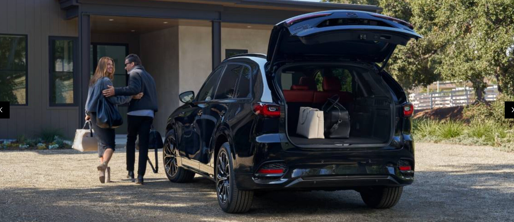 2026 MAZDA CX-70 with trunk open