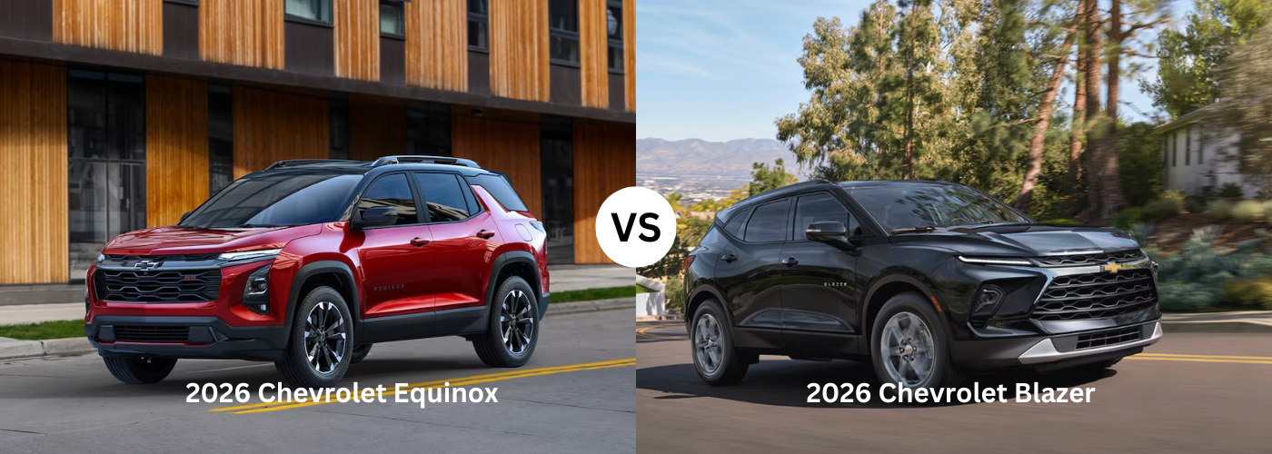 2026 Chevrolet Equinox vs 2026 Chevrolet Blazer