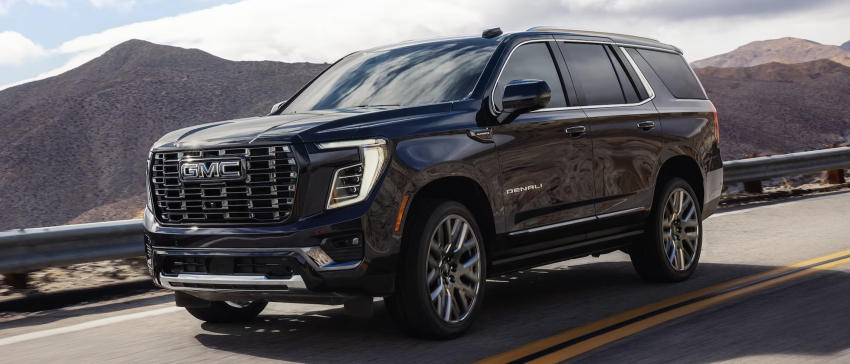 2026 GMC Yukon Denali Driving on Road