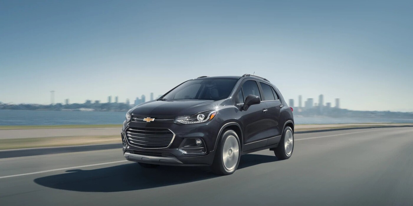 2021 Chevy Trax 2021 Chevy Trax driving down the oceanside