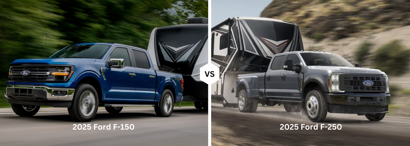 2025 Ford F-150 vs. 2025 Ford F-250