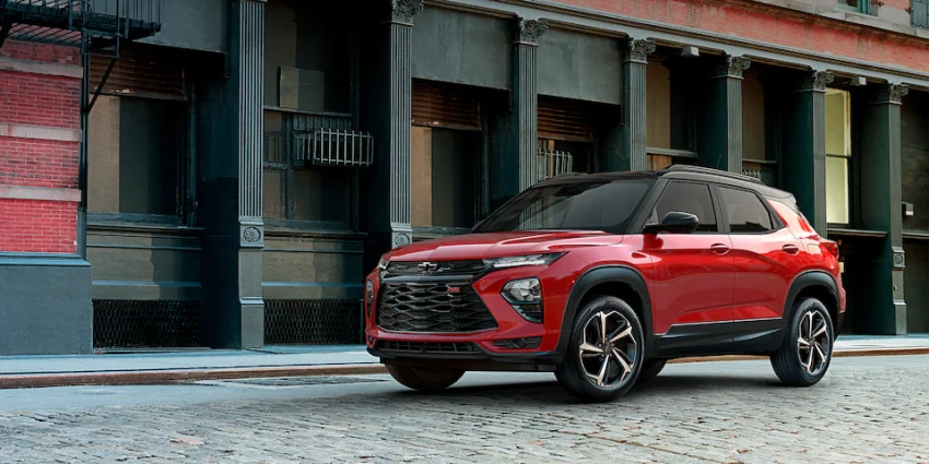 2022 Chevy Trailblazer on street