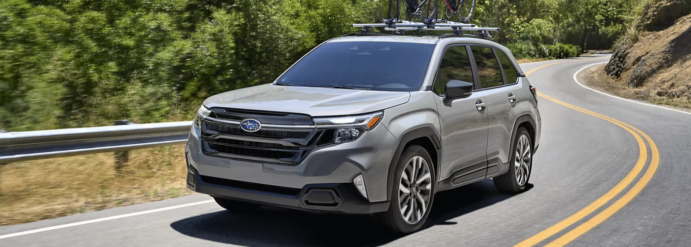 2026 Subaru Forester Touring in River Rock Pearl Color with Accessory Equipment