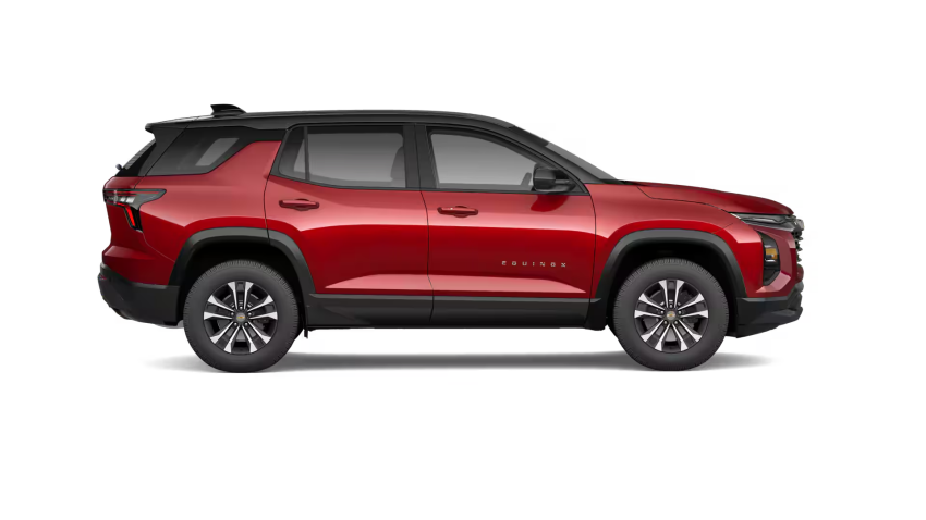 2026 Chevy Equinox LT in Radiant Red Tintcoat with Mosaic Black Metallic Roof