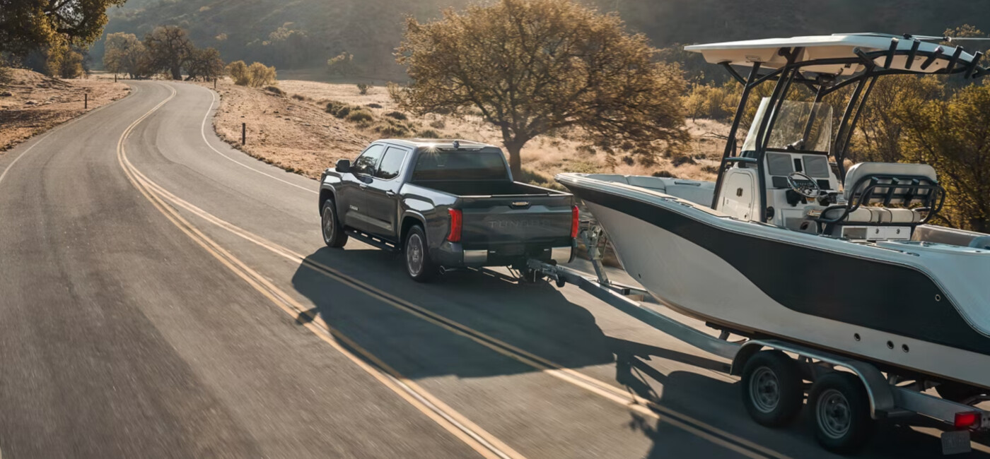 2026 Toyota Tundra towing boat