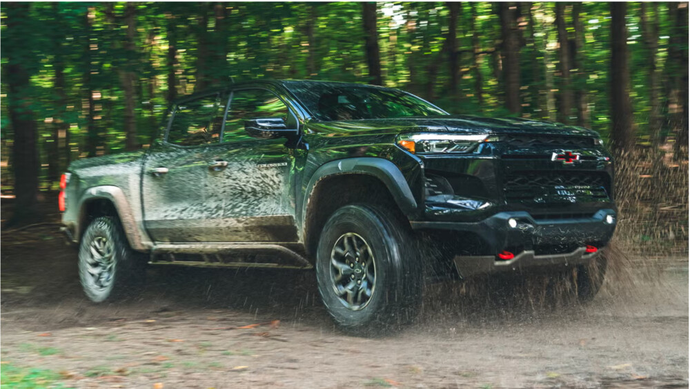2026 Chevy Colorado in mud